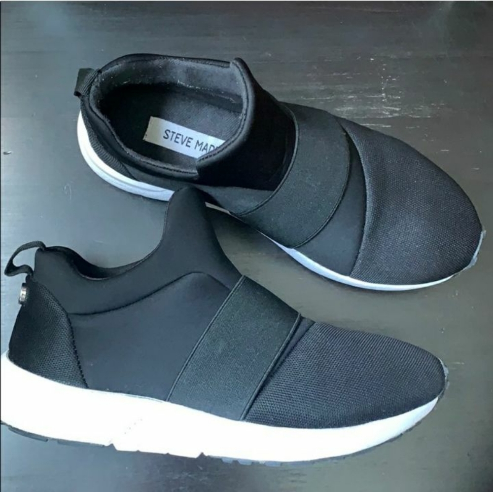 Black Steve Madden sneakers